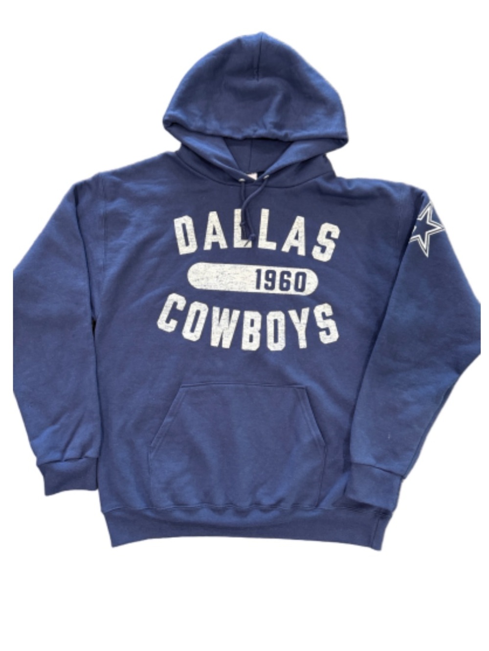 Dallas Cowboys 1960 Hoodie Mens Navy Blue NFL Team Apparel